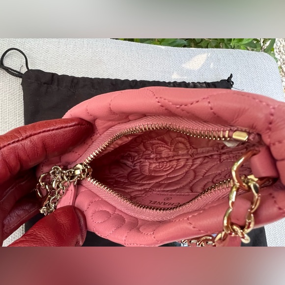 Chanel Aby Camelia Quilted Min Pochette Wristlet - Picture 7 of 16